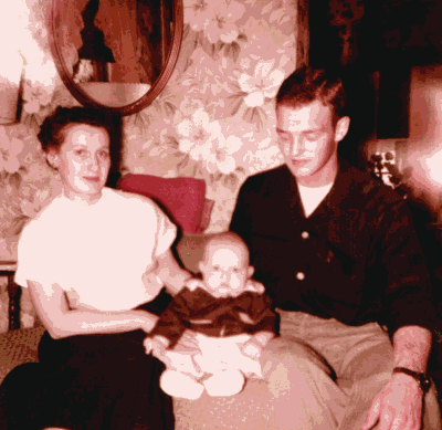 William Herrell Family in 1956