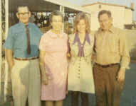 Leonard, Violet, Gloria and John Edwards